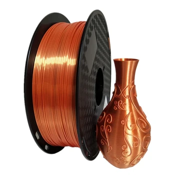 Orange Silk PLA 1.75mm 3D Printer Filament Luxury Silky Rich Luster 250g/500g/1kg Shiny 3D Pen Printing Materials Consumables 
Orange Silk PLA 1.75mm 3D Printer Filament Luxury Silky Rich Luster 250g/500g/1kg Shiny 3D Pen Printing Materials Consumables
