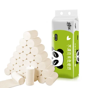 10 Rolls/Lot Coreless 3Ply Toilet Roll Paper Home Bath Toilet Roll Paper Primary Wood Pulp Toilet Paper Household Safety Tissue 
10 Rolls/Lot Coreless 3Ply Toilet Roll Paper Home Bath Toilet Roll Paper Primary Wood Pulp Toilet Paper Household Safety Tissue