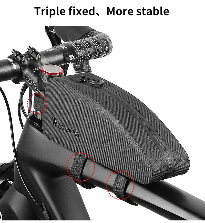 Clearance High Quality West Biking Roswheel Bicycle Bag Frame Front Handlebar Cycle Bike Bag Waterproof Cycling Bag for Bicycle Equipment 9