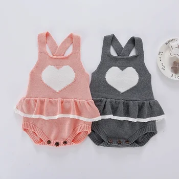 Baby Rompers Baby Girls Clothes Autumn Knitted Ruffle Newborn Infant Baby Overalls Cute Newborn Girls Jumpsuit Baby Clothes 
Baby Rompers Baby Girls Clothes Autumn Knitted Ruffle Newborn Infant Baby Overalls Cute Newborn Girls Jumpsuit Baby Clothes