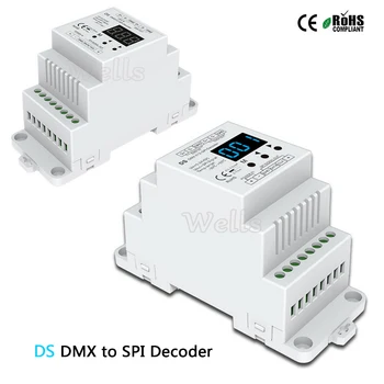 DS;DC5V 12V 24V DMX512 signal to SPI Converter DMX decoder controller support 6803/8806/2811/2812/2801/3001/9813 IC
DS;DC5V 12V 24V DMX512 signal to SPI Converter DMX decoder controller support 6803/8806/2811/2812/2801/3001/9813 IC