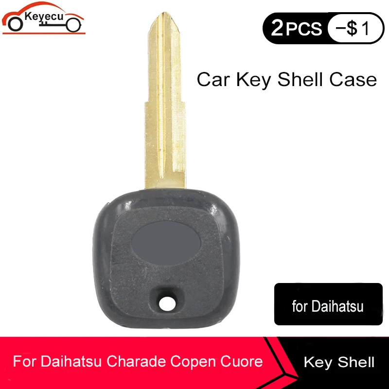 KEYECU 3pcs/lot Replacement New Transponder Key Shell Case for Daihatsu Charade Copen Cuore Feroza Sirion Terios YRV
KEYECU 3pcs/lot Replacement New Transponder Key Shell Case for Daihatsu Charade Copen Cuore Feroza Sirion Terios YRV