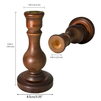 Nordic Style Wooden Taper Candle Holder Candlestick Rack Desktop Home Christmas Wedding Decoration
Nordic Style Wooden Taper Candle Holder Candlestick Rack Desktop Home Christmas Wedding Decoration