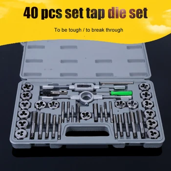 40pcs/Set Metric Tap Wrench Die Kit Essential Threading Tool with Storage Case CLH@8
40pcs/Set Metric Tap Wrench Die Kit Essential Threading Tool with Storage Case CLH@8