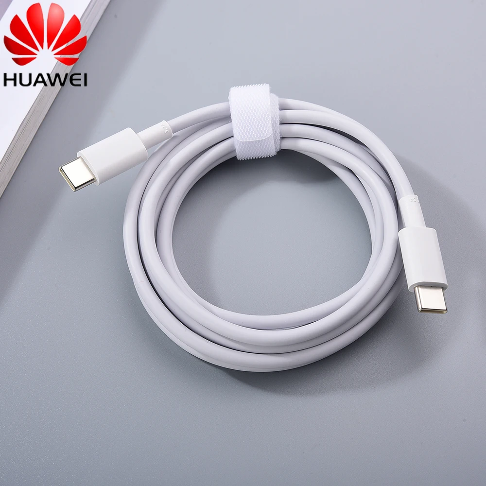 Оригинальный Huawei 3.3A Кабель с разъемом USB типа C PD кабель для зарядки 180 см ноутбук