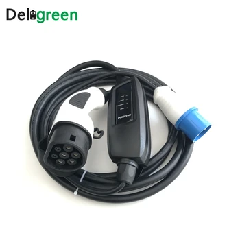 

16A Duosida EVSE charger 62196 Type 2 Blue CEE Connector Electric Car Portable Charger Leve2 Model 2