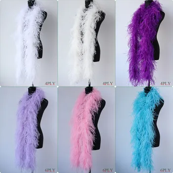Custom High Quality 2ply 4ply 6ply 8ply 10ply 20ply Fluffy Real Ostrich Feather Boas For Luxury Party Shawl/Dancing Dress Sewing
Custom High Quality 2ply 4ply 6ply 8ply 10ply 20ply Fluffy Real Ostrich Feather Boas For Luxury Party Shawl/Dancing Dress Sewing