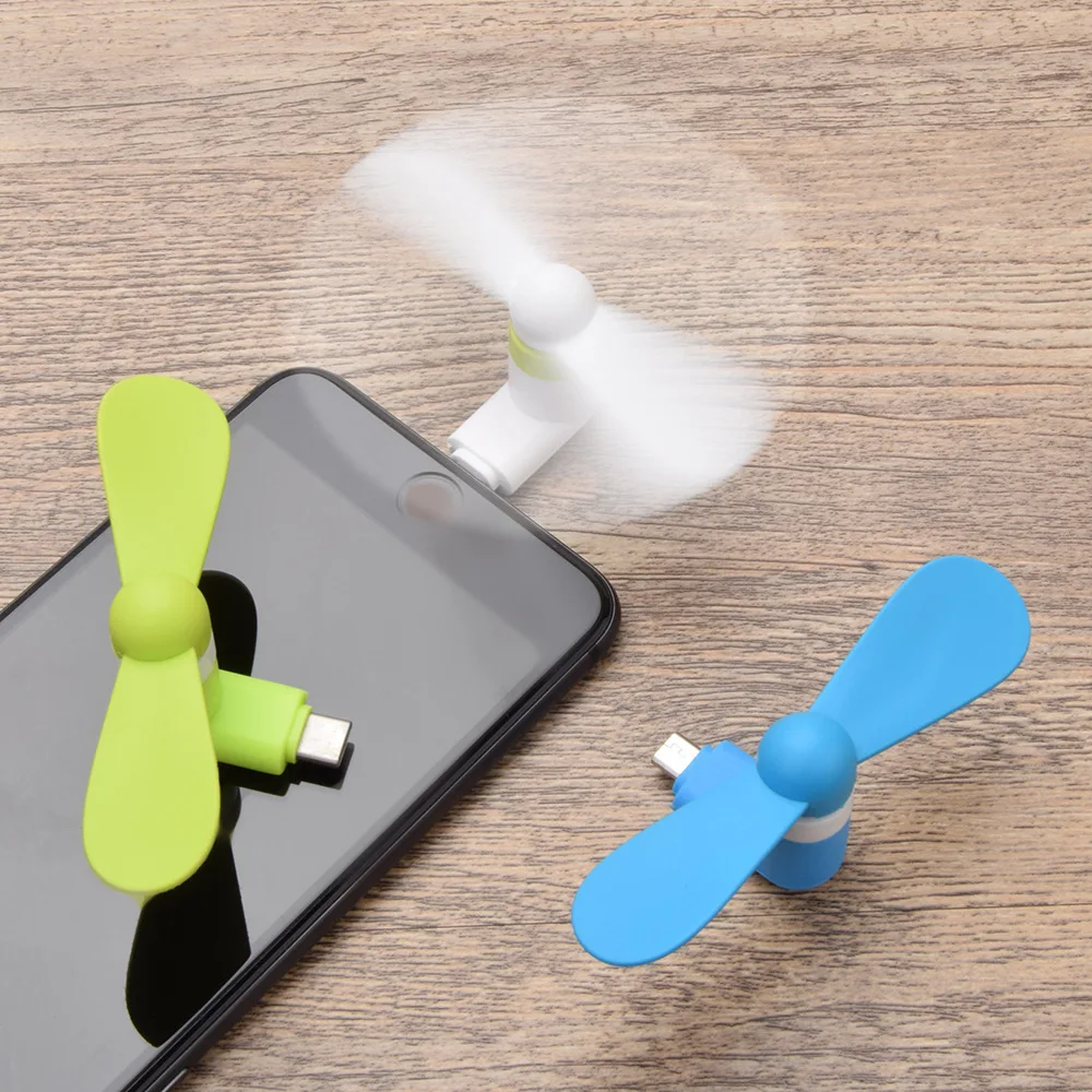 USB Strange New Fan Mini Small Electric Fan Mobile Phone USB Fan Charger Android Apple-in-Direct Selling