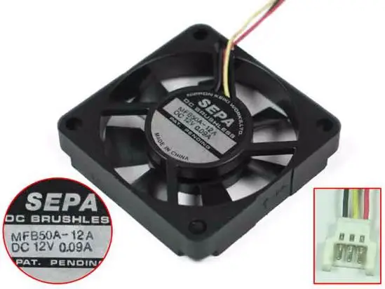 MFB50A-12A DC 12V 0.09A 3-проводной 50x50x10 мм вентилятор охлаждения сервера
MFB50A-12A DC 12V 0.09A 3-проводной 50x50x10 мм вентилятор охлаждения сервера