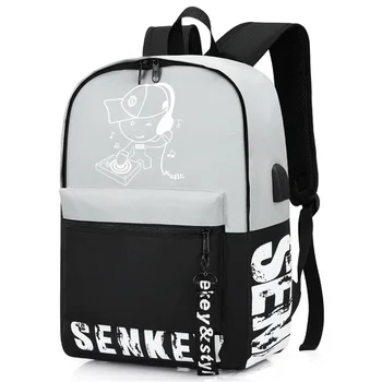 New Men Backpack 2020 Cartoon Luminous Package Anti-theft USB Charging Fashion School Bags Luminous Cartoon Student Backpacks
New Men Backpack 2020 Cartoon Luminous Package Anti-theft USB Charging Fashion School Bags Luminous Cartoon Student Backpacks