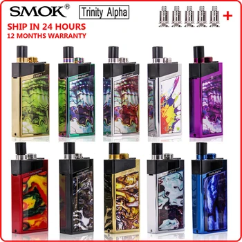 Original SMOK Trinity Alpha Kit 1000mAh Electronic E Cigarette with Pod 2.8ml Atomizer Anti-Leaking Vaporizer Vape VS RPM40 NORD
Original SMOK Trinity Alpha Kit 1000mAh Electronic E Cigarette with Pod 2.8ml Atomizer Anti-Leaking Vaporizer Vape VS RPM40 NORD