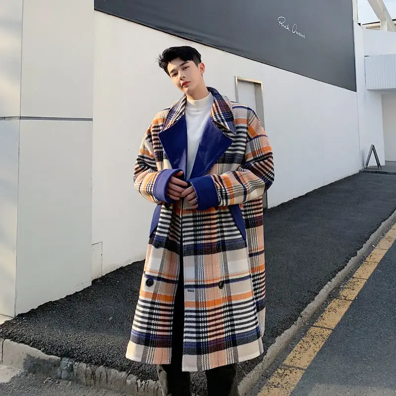 Winter 2020 Men's New Plaid Large Sleeves Suede Long Windbreaker British Color Fabric Thickened Coat Size M-XL
Winter 2020 Men's New Plaid Large Sleeves Suede Long Windbreaker British Color Fabric Thickened Coat Size M-XL