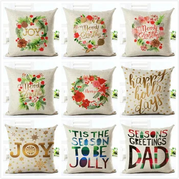 Christmas Wreath Pillow Case Cushion Cover Cotton Linen Home Decor Pillowcase Decorative Pillows For Sofa Christmas Pillow Cases
Christmas Wreath Pillow Case Cushion Cover Cotton Linen Home Decor Pillowcase Decorative Pillows For Sofa Christmas Pillow Cases