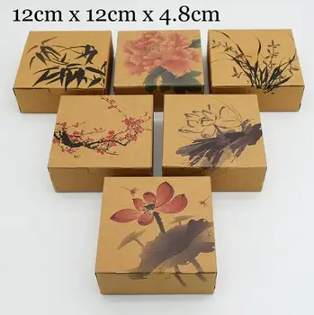 30pcs/lot 12*12*4.8cm Chinese Style Brown Kraft Paper Box for Packaging Cookie Packing Packaging for Chocolate Candy Gift Box
30pcs/lot 12*12*4.8cm Chinese Style Brown Kraft Paper Box for Packaging Cookie Packing Packaging for Chocolate Candy Gift Box