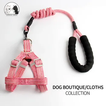 NEW Pet Dog Collars Set Durable Adjustable Dog Harness Leash Set Dog Walking Lead Rope Solid Dogs Pet Harness Vest Tenacity Rope
NEW Pet Dog Collars Set Durable Adjustable Dog Harness Leash Set Dog Walking Lead Rope Solid Dogs Pet Harness Vest Tenacity Rope