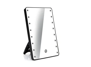 16 Light LED Makeup Mirror with Cosmetic Mirror with Touch Dimmer Switch Battery Operated Stand for Tabletop Bathroom Travel
16 Light LED Makeup Mirror with Cosmetic Mirror with Touch Dimmer Switch Battery Operated Stand for Tabletop Bathroom Travel