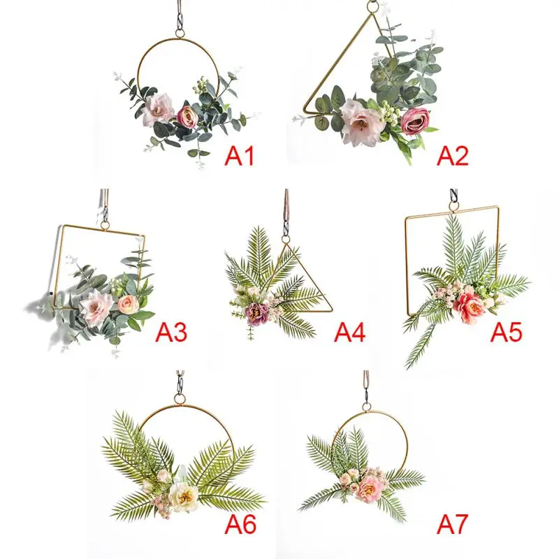 Wall Wreath Geometric Metal Garland Hanging Decoration Wreath For Wedding Backdrop Wall Decor
Wall Wreath Geometric Metal Garland Hanging Decoration Wreath For Wedding Backdrop Wall Decor