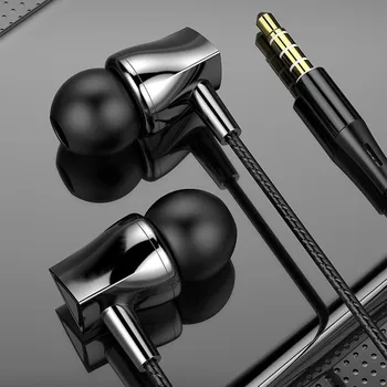 

In-Ear Stereo Bass Headphone 3.5MM Wired Earphones Music Sport HIFI Earpiece with MIC for Xiaomi Samsung Huawei fone de ouvido