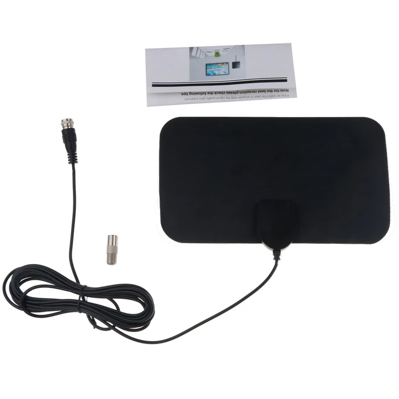 Indoor HD TV DTV Box Digital TV Antenna EU Plug 50 Miles Booster Active HD Flat Design
Indoor HD TV DTV Box Digital TV Antenna EU Plug 50 Miles Booster Active HD Flat Design