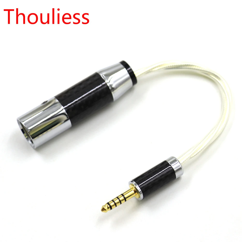 

Thouliess SilverRose HIFI 4.4mm Male to 4PIN XLR Male AUX AMP Recording Audio Cable