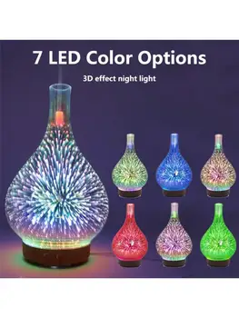 Essential Oil Diffuser Humidifier 100ML Glass Aromatherpy Diffusers 7 Color LED Lights Changing for Home Bedroom Office U1JE
Essential Oil Diffuser Humidifier 100ML Glass Aromatherpy Diffusers 7 Color LED Lights Changing for Home Bedroom Office U1JE