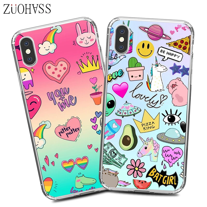 phone 7 plus cute phone case Personal pattern case for iphone 6 7 8 plus Transparent cartoon Back Cover
phone 7 plus cute phone case Personal pattern case for iphone 6 7 8 plus Transparent cartoon Back Cover