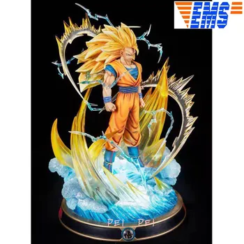 

Anime Statue Dragon Ball Super Saiyan 3 Son Goku Full-Length Portrait Limited GK Bust Action Figure Collectible Model Toy p1655