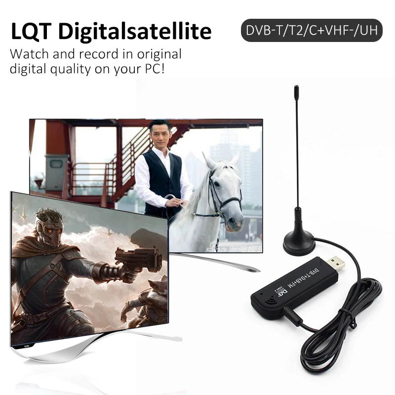 Full DVB-T bandwidth reception USB 2.0 Software Radio DVB-T RTL2832U+R820T2 SDR Digital TV Receiver Stick Technology
Full DVB-T bandwidth reception USB 2.0 Software Radio DVB-T RTL2832U+R820T2 SDR Digital TV Receiver Stick Technology