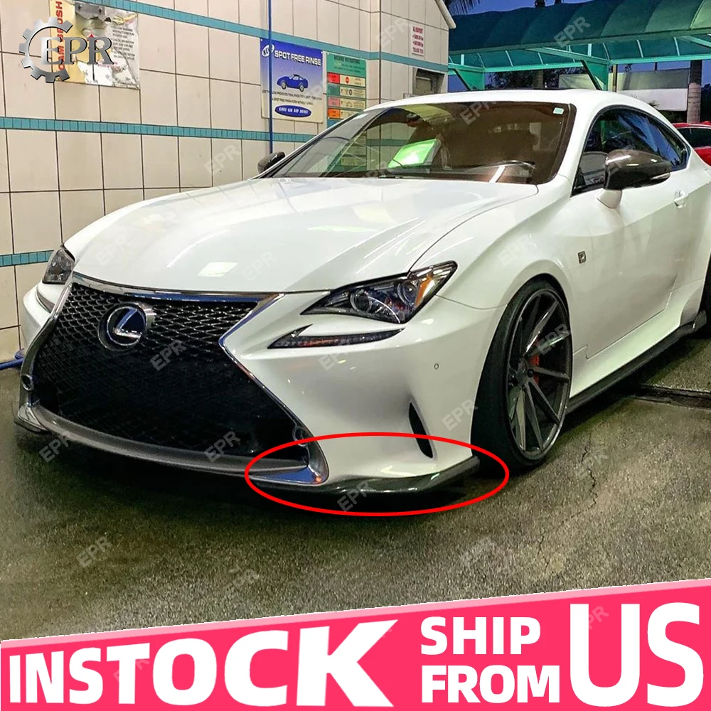 (Free Shipping US Warehouse) Carbon Fiber Front Lip Trim For Lexus RC200t RC350 2015-2016 Front Lip 2Pcs (F-sport bumper only)
(Free Shipping US Warehouse) Carbon Fiber Front Lip Trim For Lexus RC200t RC350 2015-2016 Front Lip 2Pcs (F-sport bumper only)