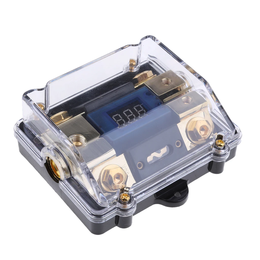 Premium 100A 2Way Car Audio Digital Fuse Block Video Distribution Hold Gold Plate Super Safety Premium 100A 2Way Car Audio Digital Fuse Block Video Distribution Hold Gold Plate Super Safety