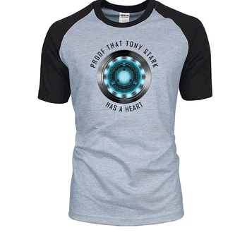 Proof That Tony Stark Has A Heart Raglan T Shirt Iron Man Arc Reactor Super Hero Tops Tees Mens Cotton Harajuku Short Sleeve
Proof That Tony Stark Has A Heart Raglan T Shirt Iron Man Arc Reactor Super Hero Tops Tees Mens Cotton Harajuku Short Sleeve