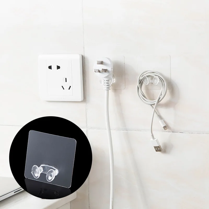 5pcs Transparent Adhesive Hook Power Plug Socket Hanger Holder Wall Mounted Self Sticky Hooks Multi-function Wall Storage Hooks
5pcs Transparent Adhesive Hook Power Plug Socket Hanger Holder Wall Mounted Self Sticky Hooks Multi-function Wall Storage Hooks