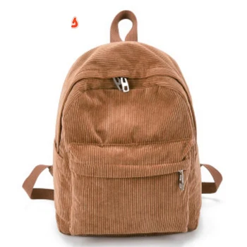 ZZSLHL 2020 New Corduroy Women Backpack Pure Color Women Travel Bag Fashion Double Backpack Female Mochila Bagpack Pack Design 
ZZSLHL 2020 New Corduroy Women Backpack Pure Color Women Travel Bag Fashion Double Backpack Female Mochila Bagpack Pack Design