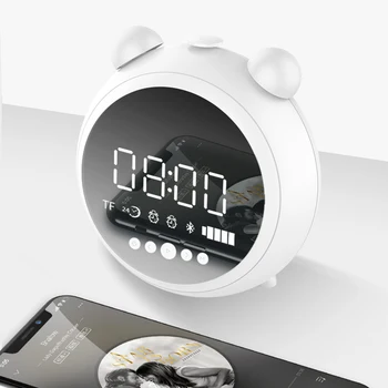 Cute Multi-Function LED Digital Alarm Clock Night Light Subwoofer TWS Stereo Bluetooth Speaker FM Radio Adult Kid Birthday Gift
Cute Multi-Function LED Digital Alarm Clock Night Light Subwoofer TWS Stereo Bluetooth Speaker FM Radio Adult Kid Birthday Gift