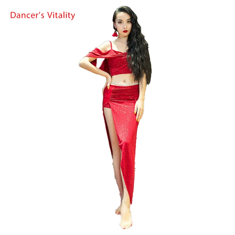 Belly Dance Practice Clothes 2019 Summer New Top Skirt 2pcs Set Sexy Adult Women Oriental Indian Dancing Performance Costume
Belly Dance Practice Clothes 2019 Summer New Top Skirt 2pcs Set Sexy Adult Women Oriental Indian Dancing Performance Costume