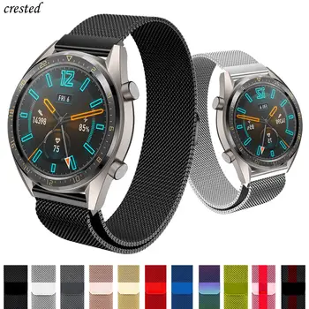 Huawei watch GT 2 strap For Samsung Galaxy watch 46mm/42mm/Active 2 band Gear S3 Frontier stainless steel Milanese Loop bracelet
Huawei watch GT 2 strap For Samsung Galaxy watch 46mm/42mm/Active 2 band Gear S3 Frontier stainless steel Milanese Loop bracelet