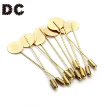 20pcs/lot 15x73mm Silver/Gold Color Broochs Blank Base Hat Brooch Pins DIY Jewelry Findings Accessories Metal Brooch Lapel Pin
20pcs/lot 15x73mm Silver/Gold Color Broochs Blank Base Hat Brooch Pins DIY Jewelry Findings Accessories Metal Brooch Lapel Pin