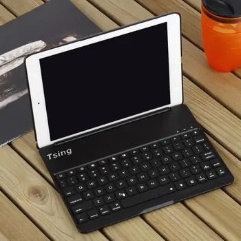 Backlight bluetooth keyboard backlit with a protective cover foldable as mobile phone holder for Ipad Air 2
Backlight bluetooth keyboard backlit with a protective cover foldable as mobile phone holder for Ipad Air 2