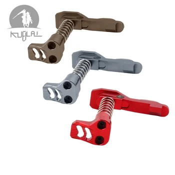 KUBLAI New Style Textured CNC Machine Double side (left & right hand) Magazine Release Catch for M4/M16 series Airsoft AEG
KUBLAI New Style Textured CNC Machine Double side (left & right hand) Magazine Release Catch for M4/M16 series Airsoft AEG