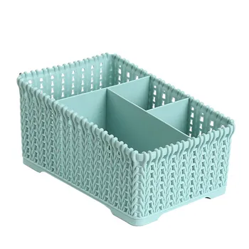 Multifunction Storage Organizer Basket Plastic Rattan Makeups Holder Desktop Sundries Storage Basket DEC889
Multifunction Storage Organizer Basket Plastic Rattan Makeups Holder Desktop Sundries Storage Basket DEC889
