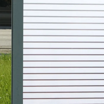 Louver Stripe Pattern Glass Film Static Cling Privacy Protection Recyclable Frosted Multi-Size Window Covering 23.62''by78.7''
Louver Stripe Pattern Glass Film Static Cling Privacy Protection Recyclable Frosted Multi-Size Window Covering 23.62''by78.7''