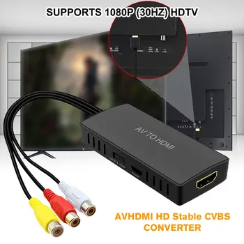 Mini Audio NTSC AV To HDMI Adapter Composite Video Signal PAL HD 1080P 60Hz CVBS Video Converter Plug And Play Box Stable VCR
Mini Audio NTSC AV To HDMI Adapter Composite Video Signal PAL HD 1080P 60Hz CVBS Video Converter Plug And Play Box Stable VCR