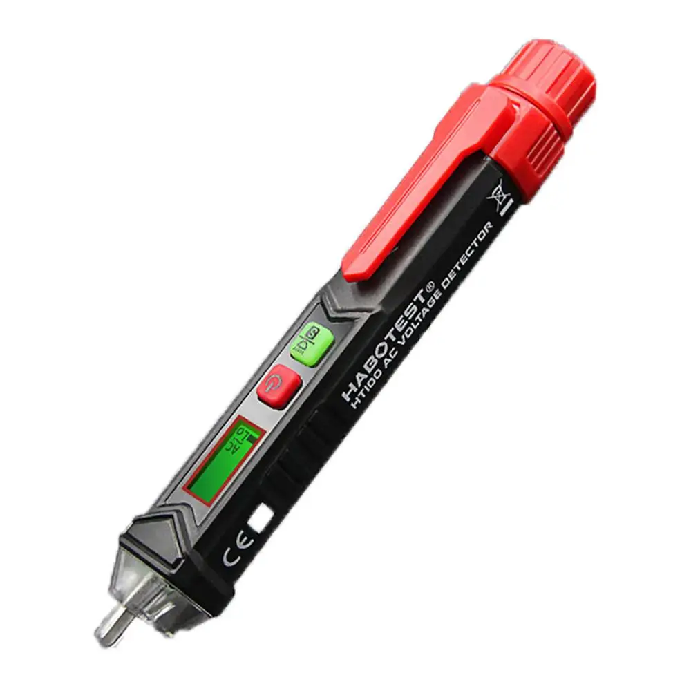 Non-Contact AC Voltage Tester/Voltage Tester Pen with Adjustable Sensitivity Tool with Led Flashlight Beeper Pocket Clip
Non-Contact AC Voltage Tester/Voltage Tester Pen with Adjustable Sensitivity Tool with Led Flashlight Beeper Pocket Clip
