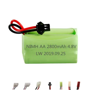 4.8v 2800mah NiMH Battery For Rc toys Cars Boats Guns NI-MH AA 4.8v Rechargeable Battery Pack 1-10Pcs For RC boats
4.8v 2800mah NiMH Battery For Rc toys Cars Boats Guns NI-MH AA 4.8v Rechargeable Battery Pack 1-10Pcs For RC boats