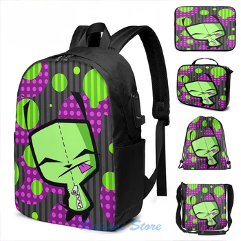 Funny Graphic print Happy Gir from Invader Zim fanart USB Charge Backpack men School bags Women bag Travel laptop bag
Funny Graphic print Happy Gir from Invader Zim fanart USB Charge Backpack men School bags Women bag Travel laptop bag