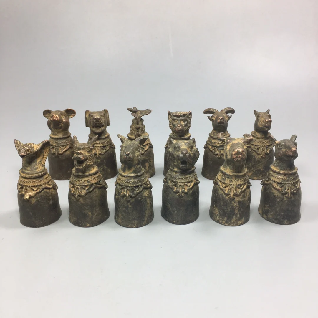 Collection Chinese Old Bronze Handmade 12 Animals Figurines,12 Piece/lot, Asian folk antique arts and crafts
Collection Chinese Old Bronze Handmade 12 Animals Figurines,12 Piece/lot, Asian folk antique arts and crafts