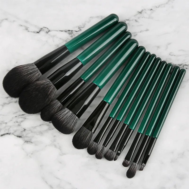 12 pcs Green Makeup Brushes Wooden Handle Eyeshadow Eyebrow Eyelash Brush High Quality Make Up Brush Professional Beauty Tools
12 pcs Green Makeup Brushes Wooden Handle Eyeshadow Eyebrow Eyelash Brush High Quality Make Up Brush Professional Beauty Tools