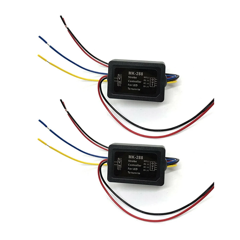 2pcs Automotive universal purpose flow turn signal three-stage flashing LED flow controller
2pcs Automotive universal purpose flow turn signal three-stage flashing LED flow controller
