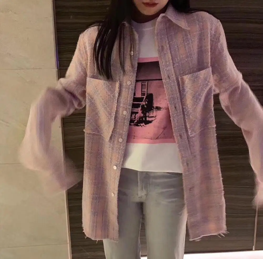 autumn shirt women high quality plaid loose tweed shirt blouse female long sleeve blouse tops rmsx 8.10
autumn shirt women high quality plaid loose tweed shirt blouse female long sleeve blouse tops rmsx 8.10