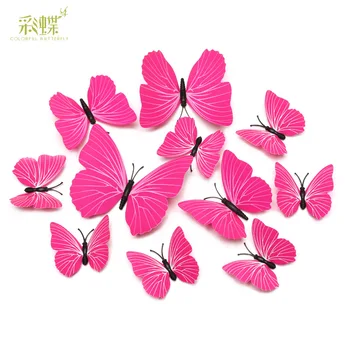12 Shuttlecocks in Each Box Solid Color Wall Sticker Waterproof Butterfly 6 Color Sorting Model Butterfly Three-dimensional Wall
12 Shuttlecocks in Each Box Solid Color Wall Sticker Waterproof Butterfly 6 Color Sorting Model Butterfly Three-dimensional Wall